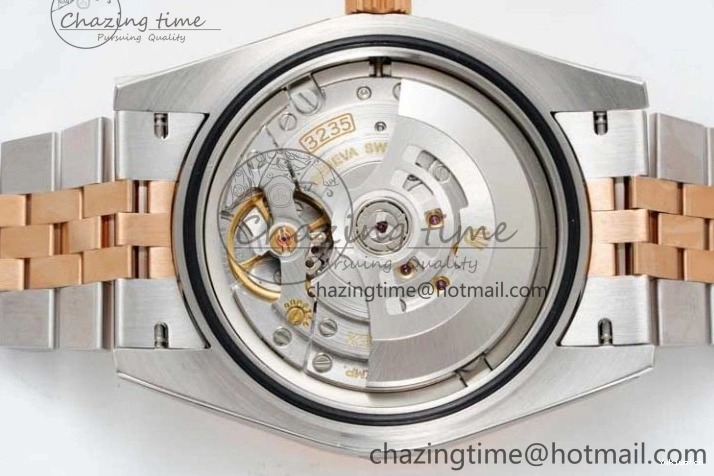 Jubilee Edition Dial VR3235 904L JDF RG V2 Steel Diamonds SS 41 RG Bracelet SS 1:1 Best DateJust Brown on 0828